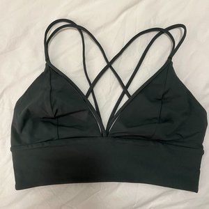 Strappy green Lululemon Sports Bra (size 8)
